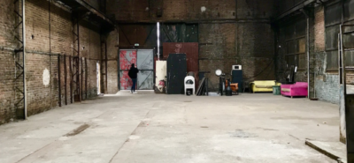 hangar industriel désaffecté